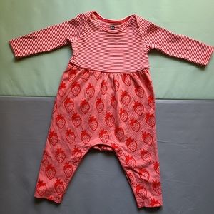 Tea Collection 6-9mo Strawberries Romper